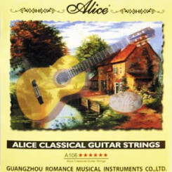 سیم گیتار کلاسیک آلیس نقره ای